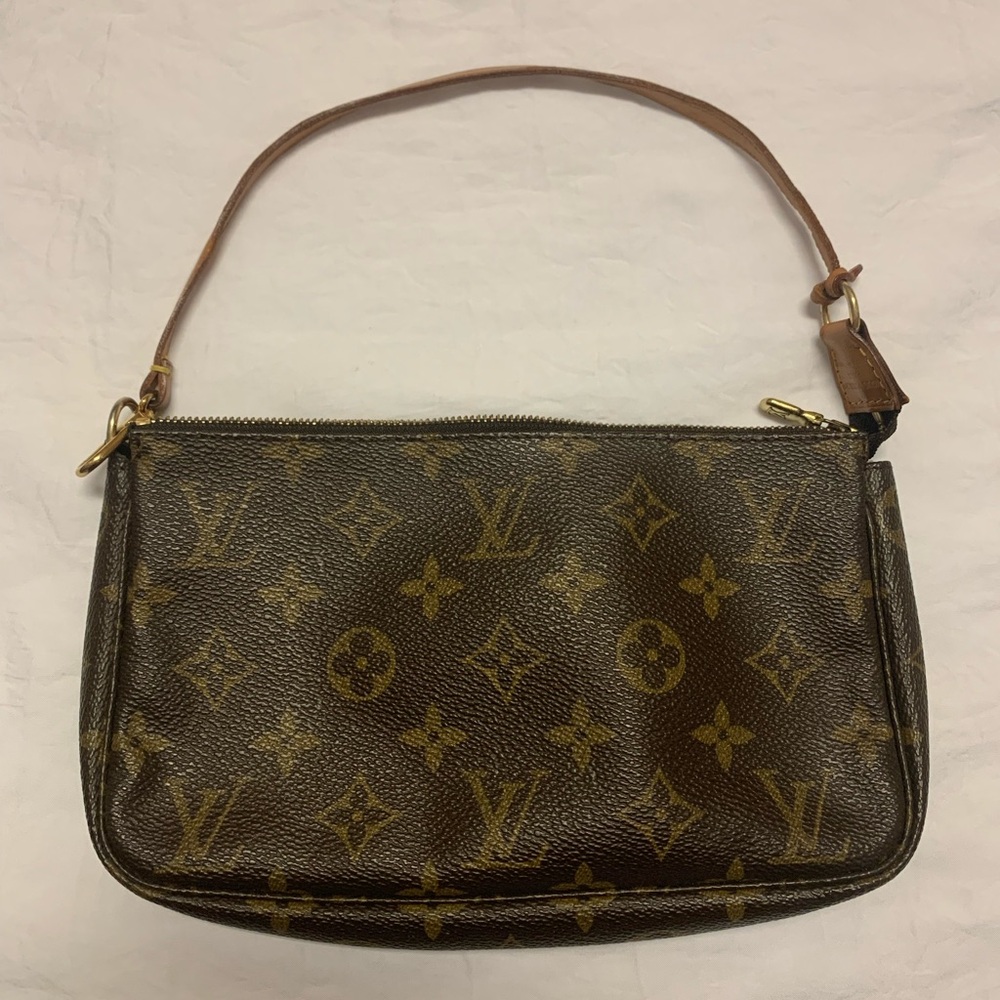 Authentic Louis Vuitton Vintage Monogram Pochette Accessories